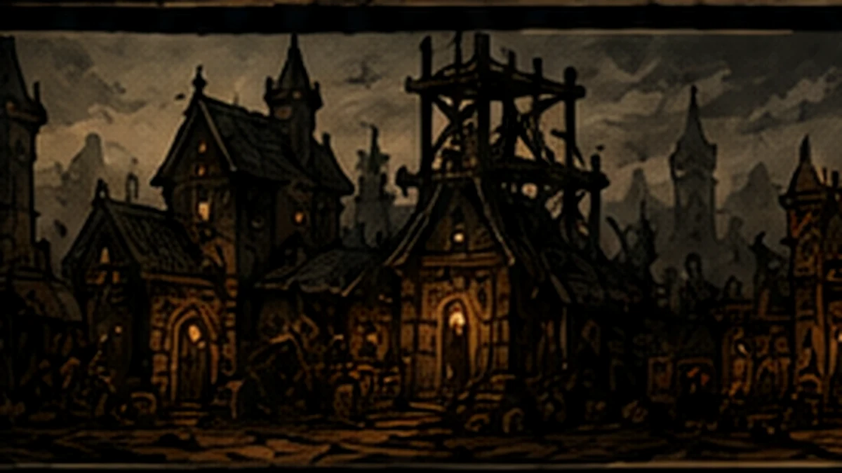 Közösen épülő sötét fantasy város és erőd